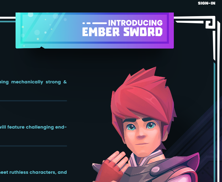 Ember Sword делает ставку на экономику, управляемую игроками, бесклассовой боевой системе и скудному дизайну