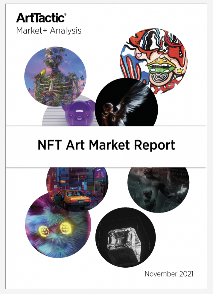 21 месяц активности на NFT рынке объём продаж женщин-художниц составлял всего 5% от всех продаж произведений искусства NFT
