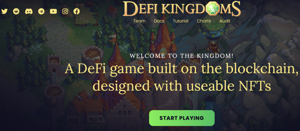 DeFi Kingdoms NFT-игра для поклонников пиксельного искусства