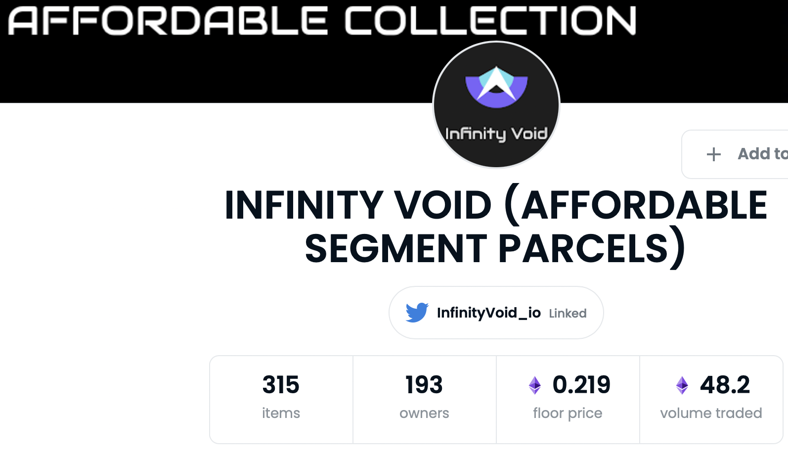 Infinity void