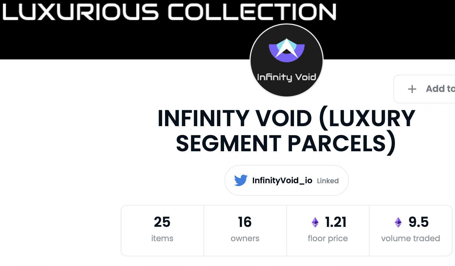 Infinity void. Luxury сегмент.